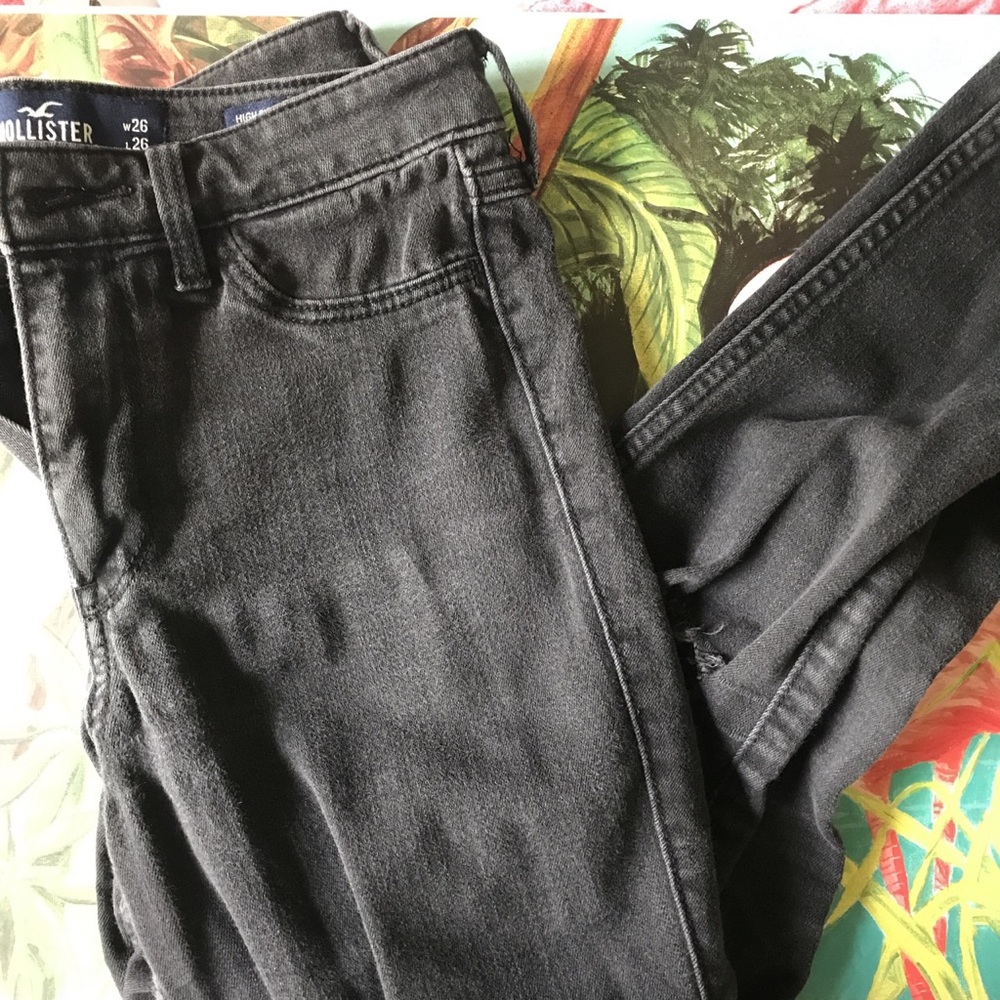 Hollister ripped jeans